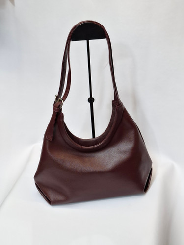 کیف چرم شل مدل هلالی جنس شرانک