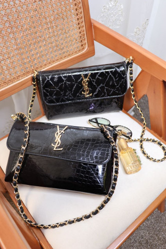 کیف دوشی مجلسی ysl جنس ورنی براق