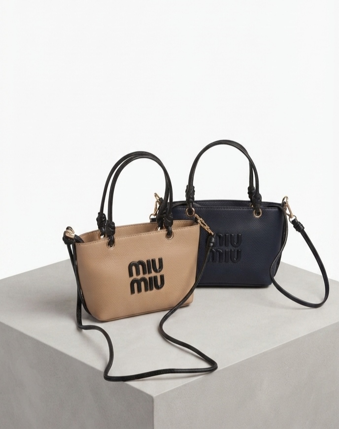 کیف‌دخترونه miu miu بندقیطون جنس ساده